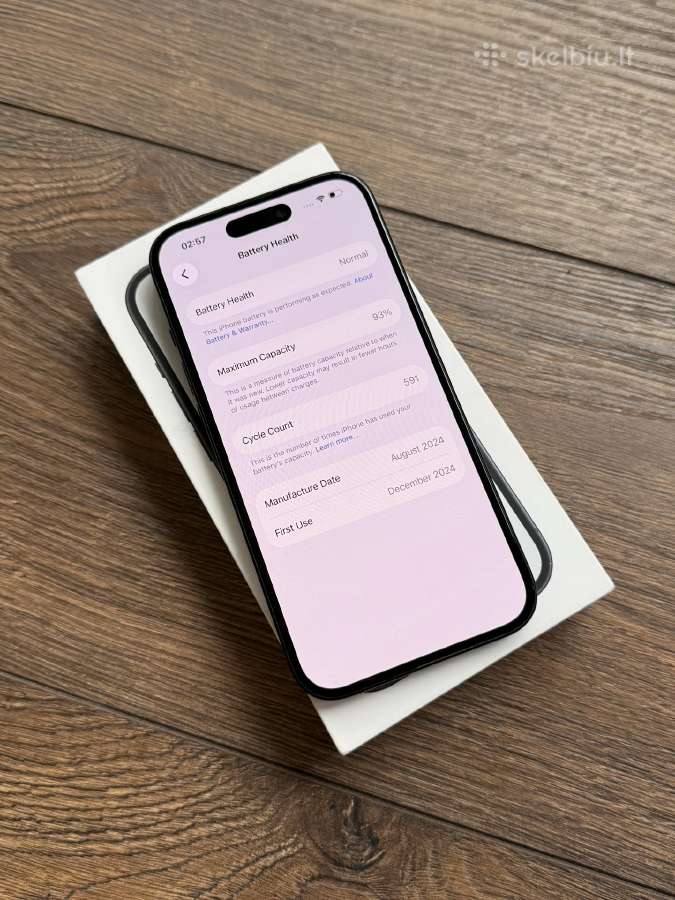 Apple iPhone 15 128gb Black - nuotraukos Nr. 8