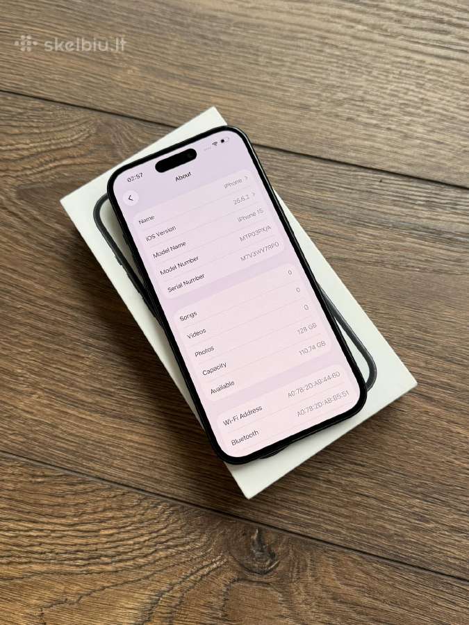 Apple iPhone 15 128gb Black - nuotraukos Nr. 9