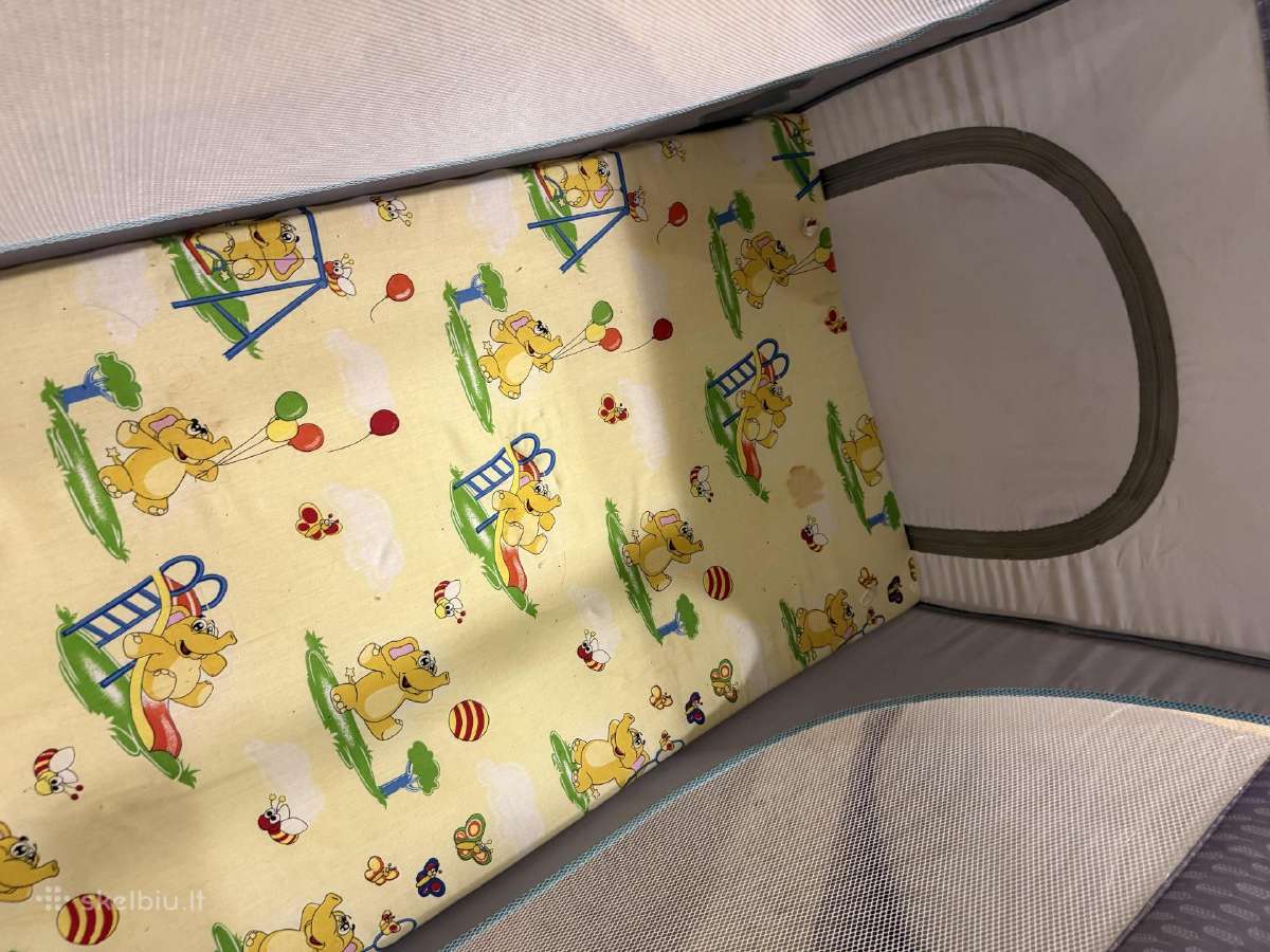 Vaikiška kelioninė lovytė / mankštas "Kinderkraft" - nuotraukos Nr. 6