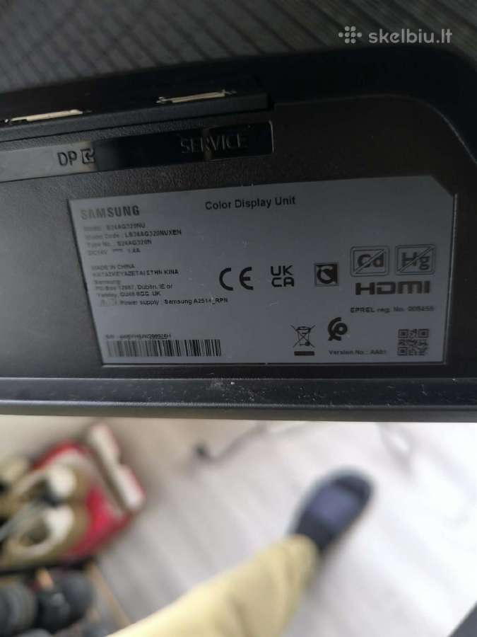 Samsung Odyssey G3 24" 165hz monitorius - nuotraukos Nr. 3