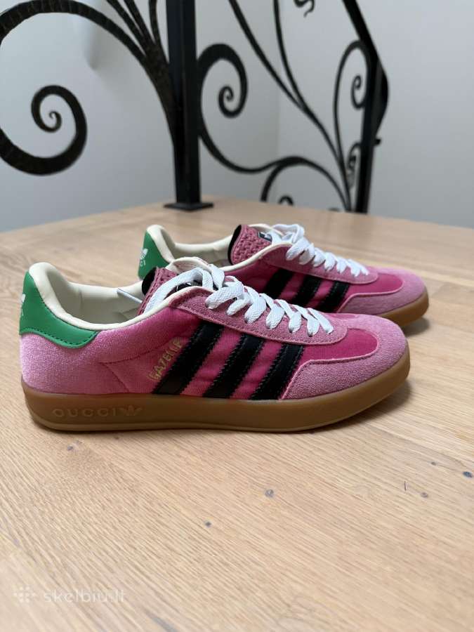 Nauji Gucci adidas gazele batai - nuotraukos Nr. 3