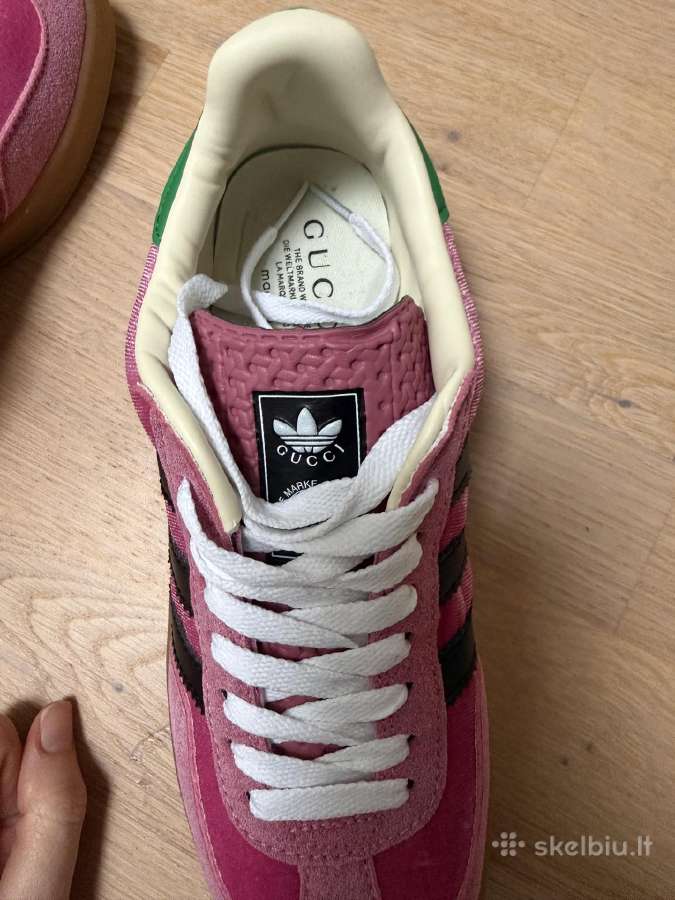 Nauji Gucci adidas gazele batai - nuotraukos Nr. 5