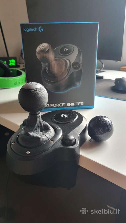 Logitech shifteris su papildoma carbonine galvute - nuotraukos Nr. 2