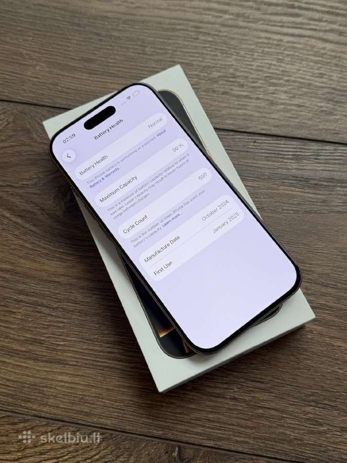Apple iPhone 16 Pro 128gb Desert Titanium - nuotraukos Nr. 8