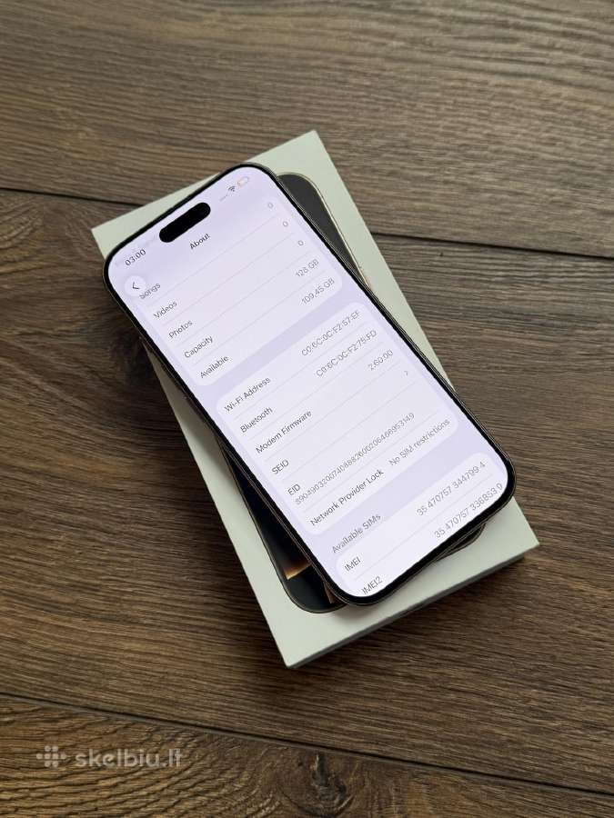 Apple iPhone 16 Pro 128gb Desert Titanium - nuotraukos Nr. 9
