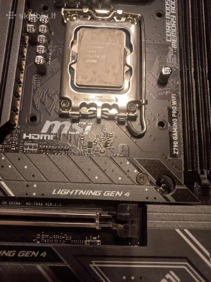 Msi Z790 Gaming Pro WiFi i5 13600kf - nuotraukos Nr. 5
