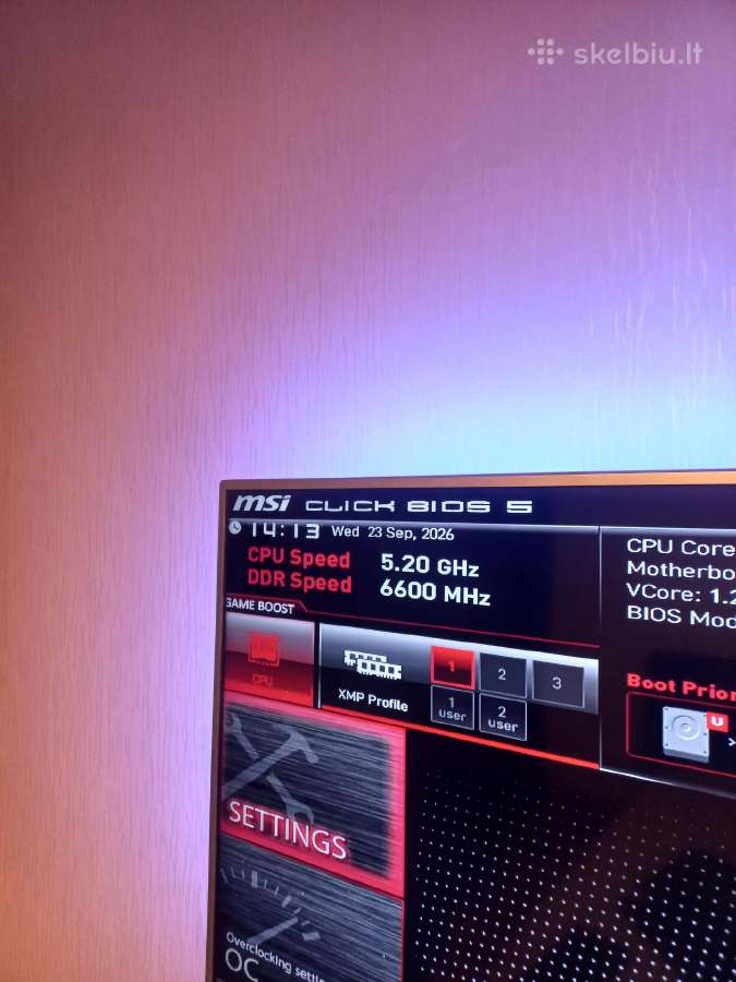 Msi Z790 Gaming Pro WiFi i5 13600kf - nuotraukos Nr. 12