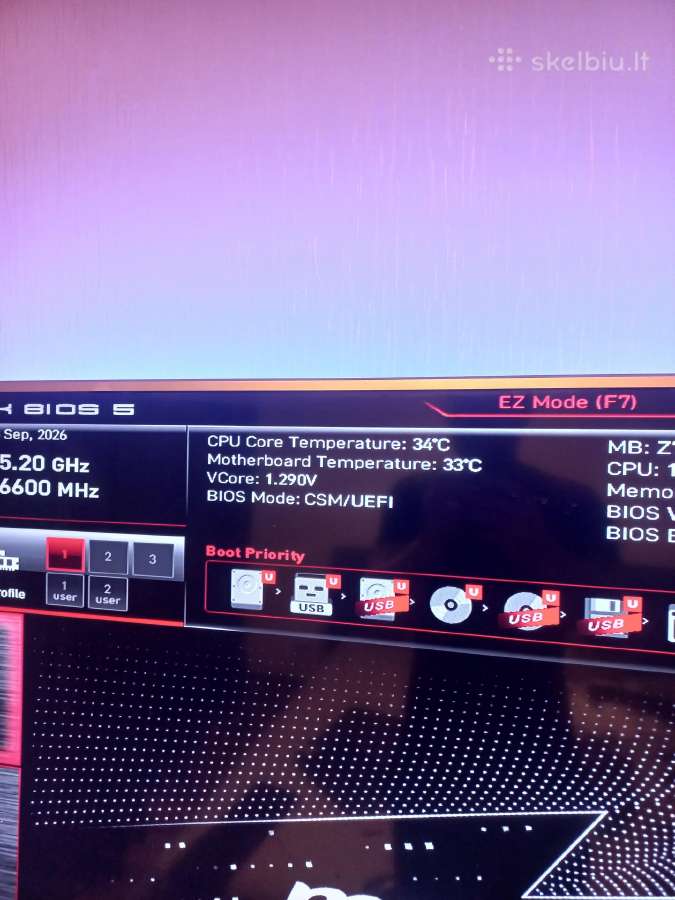 Msi Z790 Gaming Pro WiFi i5 13600kf - nuotraukos Nr. 13