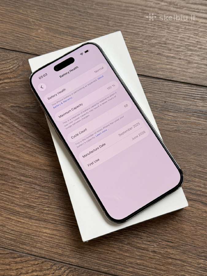Apple iPhone 17 Air 256gb Cloud White - nuotraukos Nr. 8