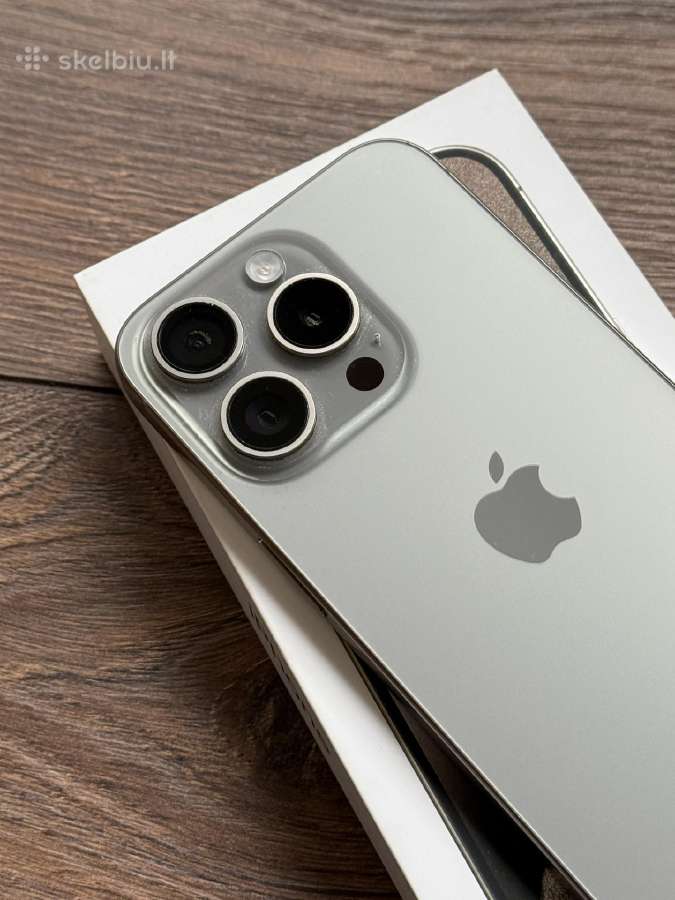 Apple iPhone 15 Pro 256gb Natural Titanium - nuotraukos Nr. 2