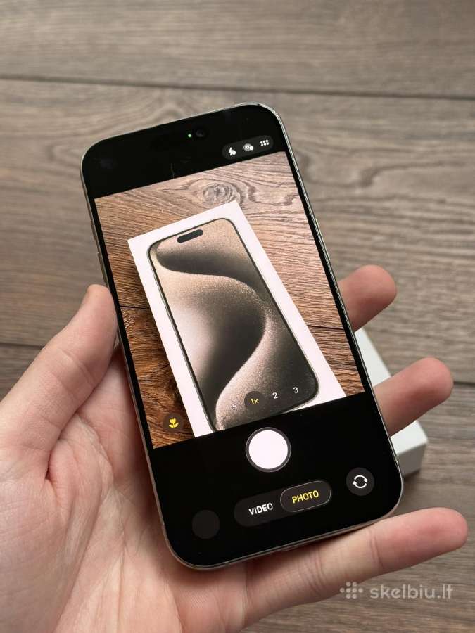 Apple iPhone 15 Pro 256gb Natural Titanium - nuotraukos Nr. 8