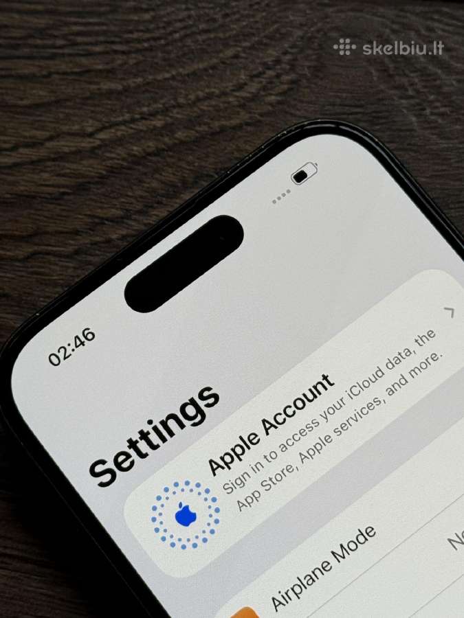 Apple iPhone 15 Pro 128gb Blue Titanium - nuotraukos Nr. 6