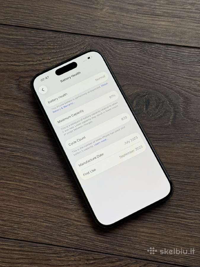 Apple iPhone 15 Pro 128gb Blue Titanium - nuotraukos Nr. 7