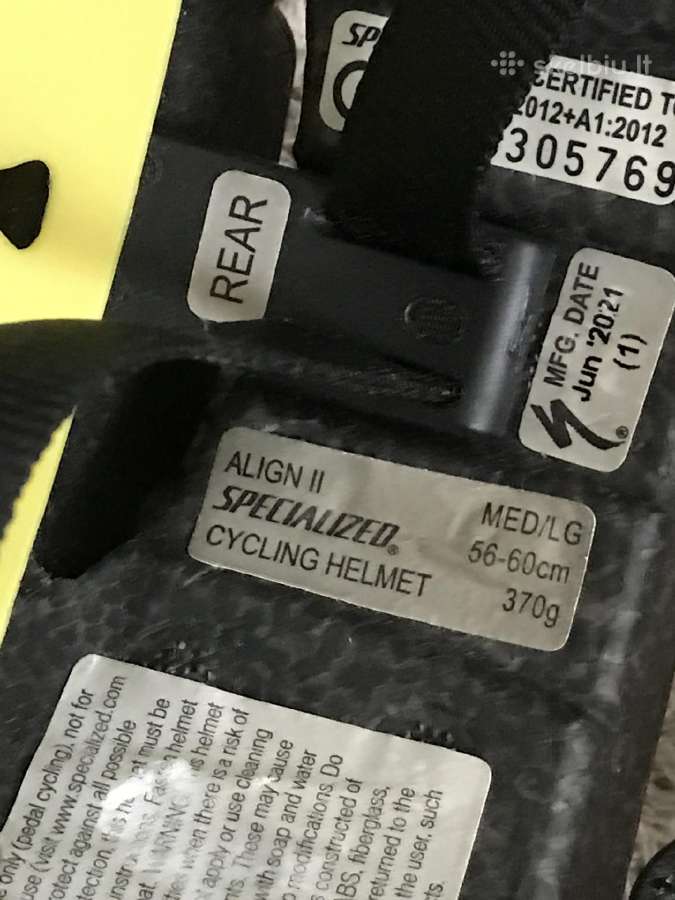 Specialized aligh mips dviratininko šalmas - nuotraukos Nr. 5