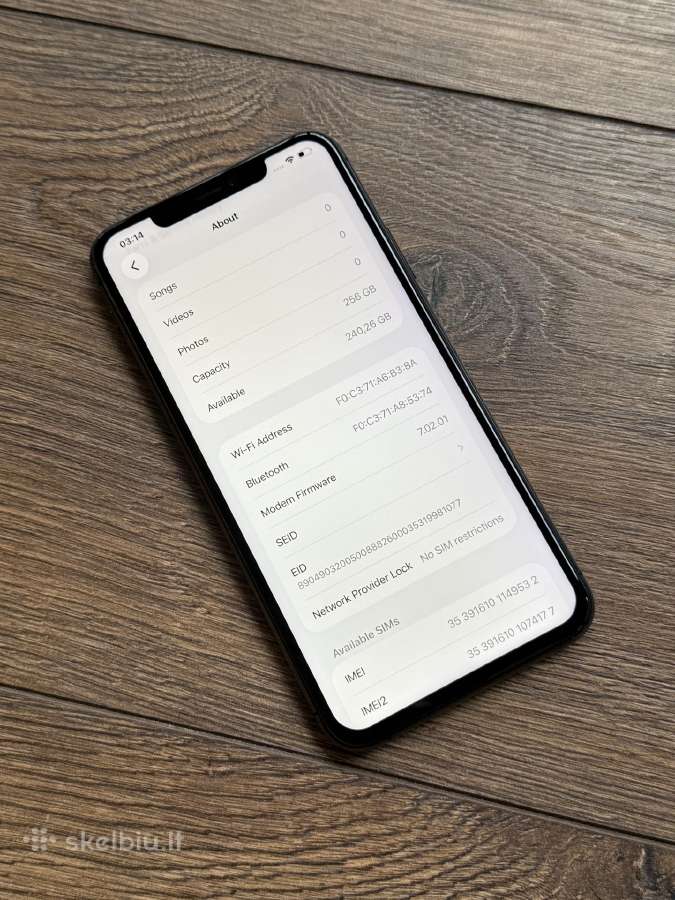 Apple iPhone 11 Pro Max 256gb Space Gray - nuotraukos Nr. 8