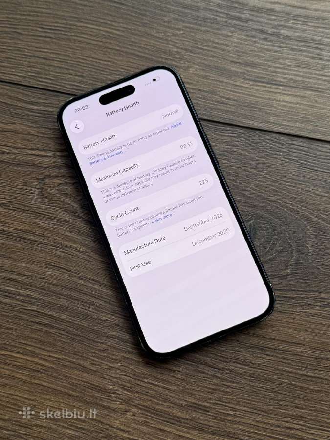 Apple iPhone 16 128gb Black - nuotraukos Nr. 7