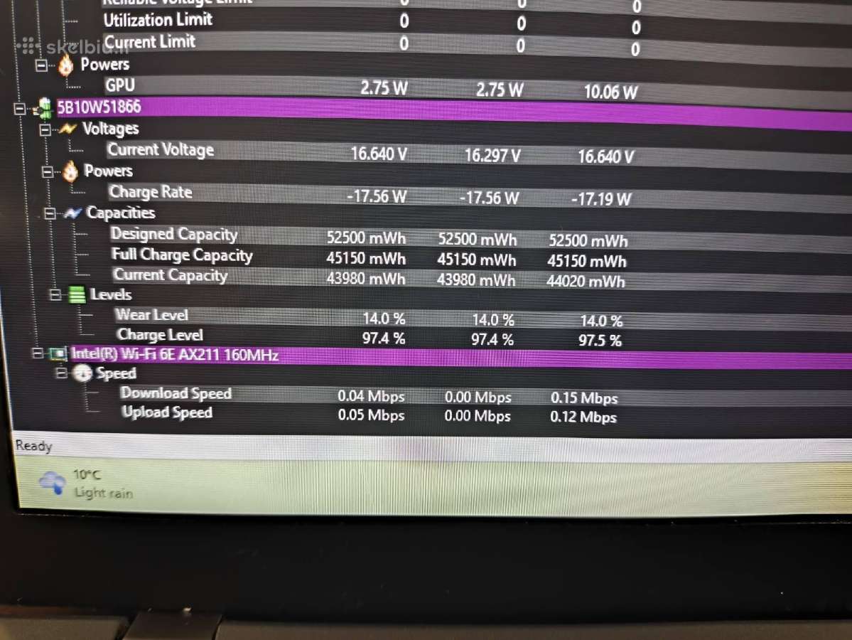 T14 Gen3 Fhd+ Ips i7-1255u 16/512gb 14% - nuotraukos Nr. 6
