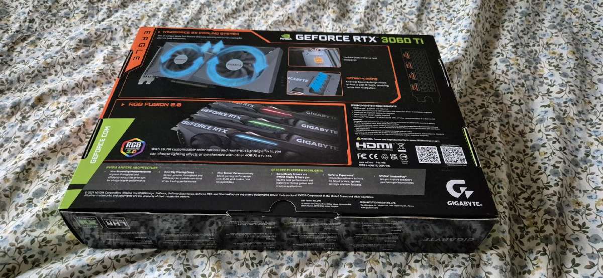 Gigabyte Geforce Rtx 3060 Ti Eagle Oc 8g - nuotraukos Nr. 9