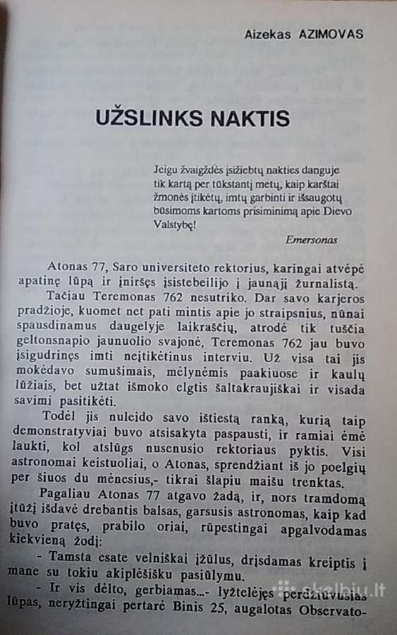 Užslinks naktis. Amerikiečių fantastika - nuotraukos Nr. 3