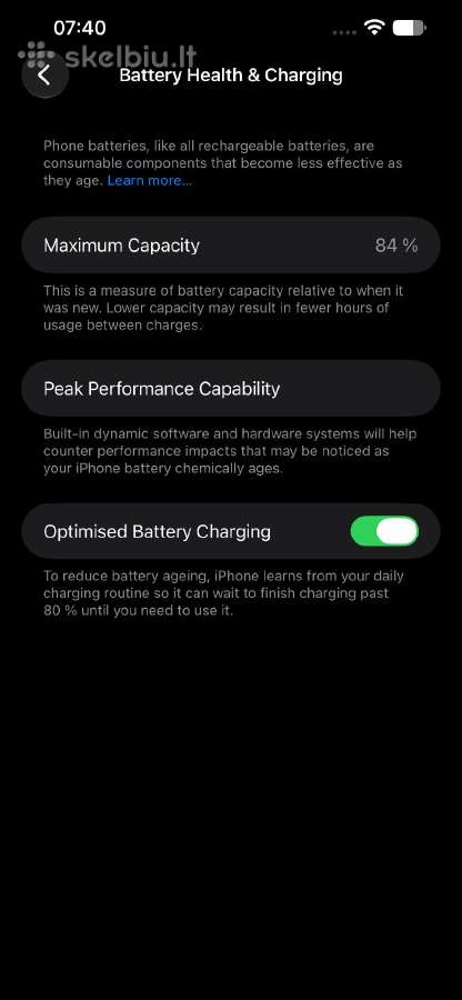 iPhone 13 Pro Max 256 GB Graphite - nuotraukos Nr. 6