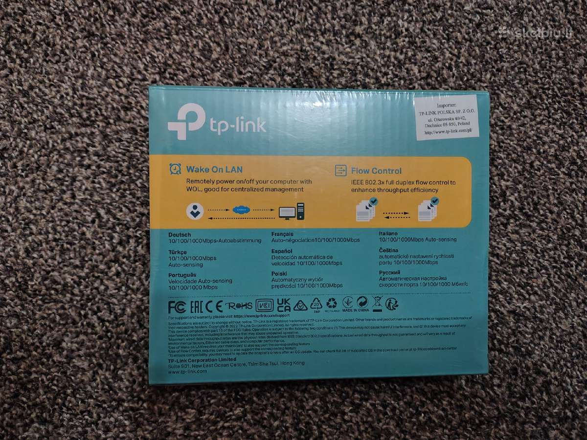 Parduodama Tp-link Tg-3468 tinklo plokštė - nuotraukos Nr. 2