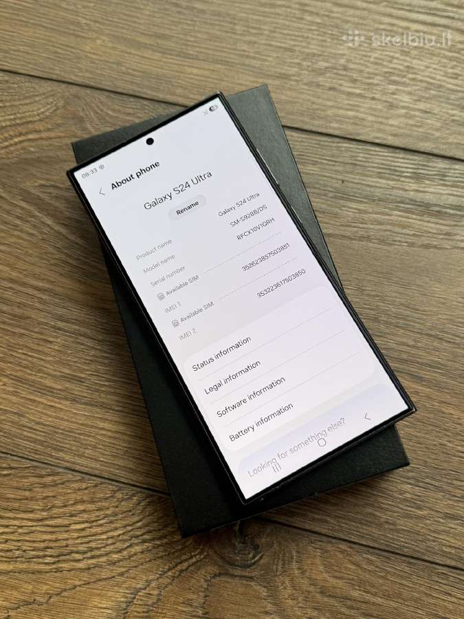 Samsung Galaxy S24 Ultra 512/12gb Titanium Black - nuotraukos Nr. 8