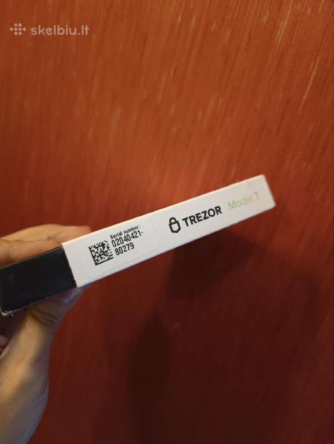 Naujas Trezor Model T kriptovaliutų piniginė (Neiš - nuotraukos Nr. 3