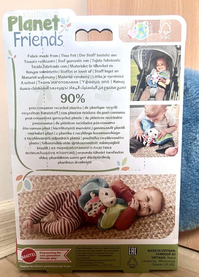 Fisher-price minkštas drambliukas - nuotraukos Nr. 2