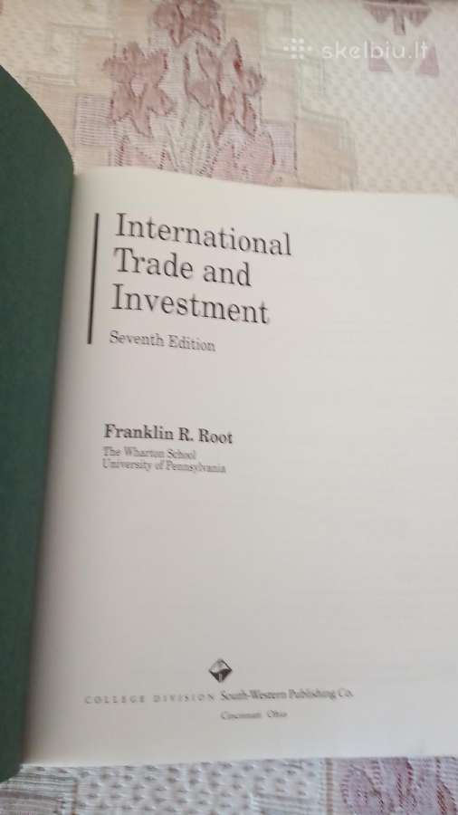 International Trade and Investment - nuotraukos Nr. 3