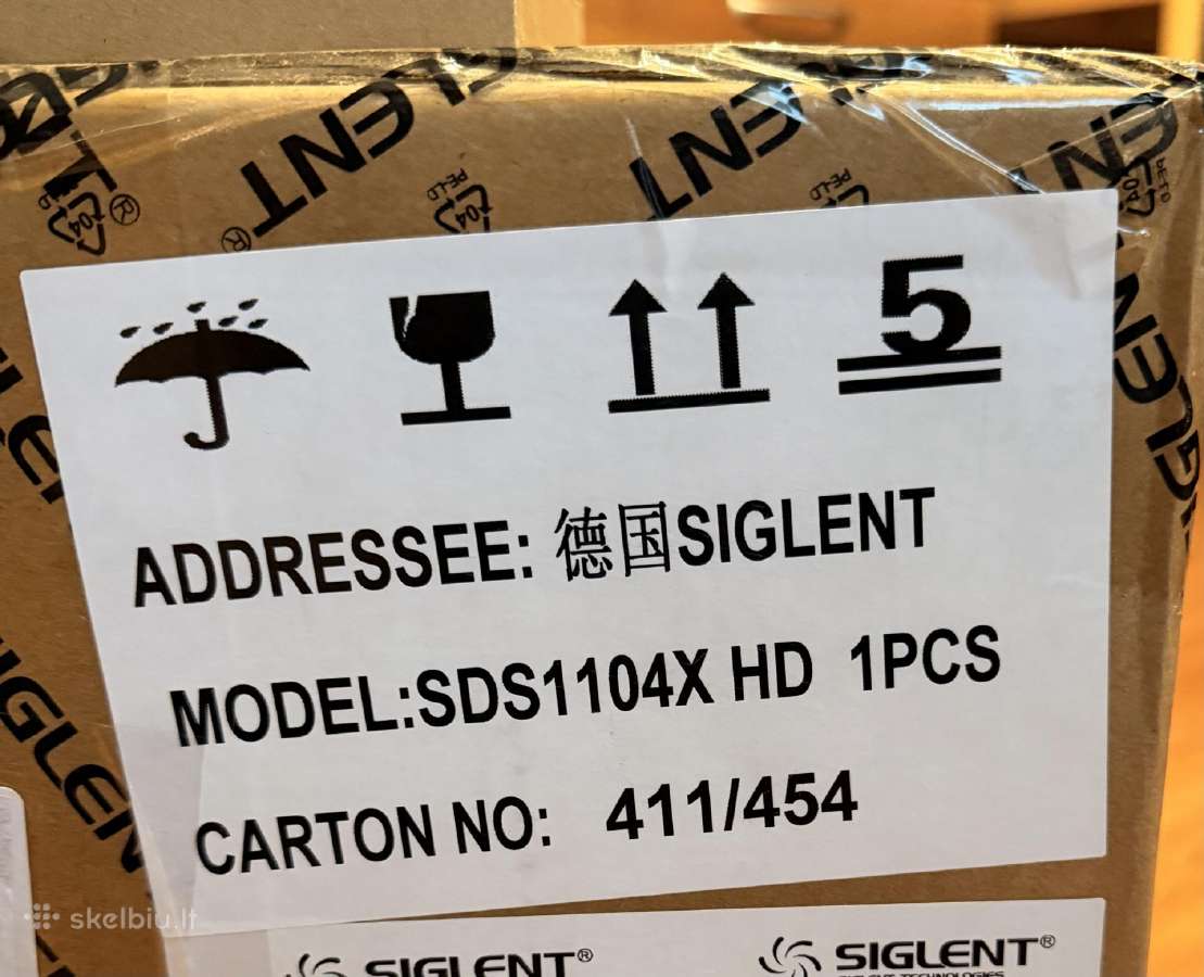 Oscilografas siglent Sds1104x HD su Sla1016 - nuotraukos Nr. 2
