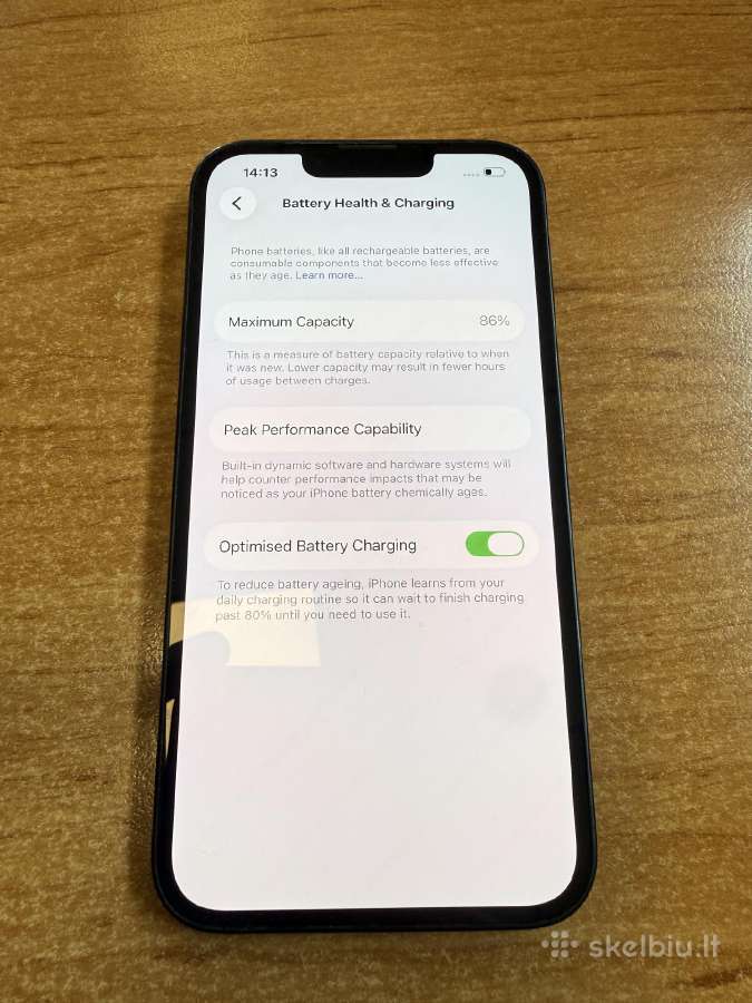 iPhone 13 Blue128gb - nuotraukos Nr. 4