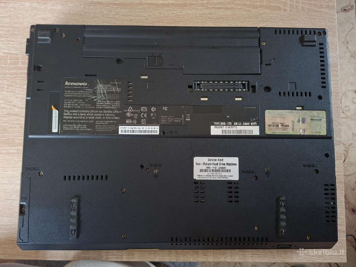 Lenovo Thinkpad R61 autodiagnostika - nuotraukos Nr. 9