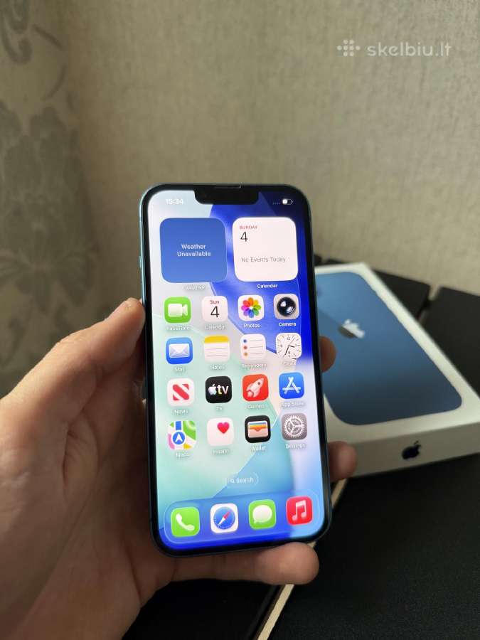 iPhone 13 128gb Blue - nuotraukos Nr. 3
