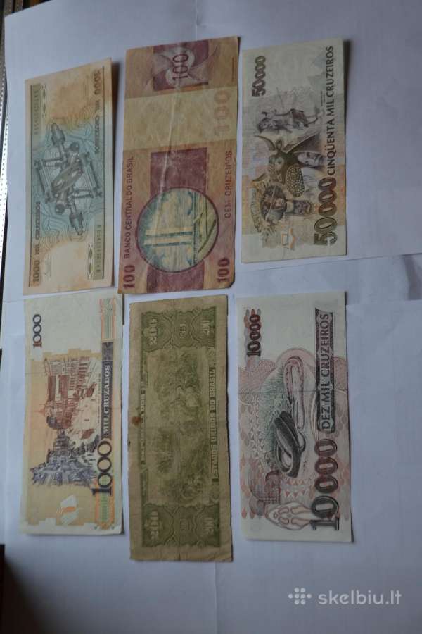 Brazilijos banknotai - nuotraukos Nr. 2