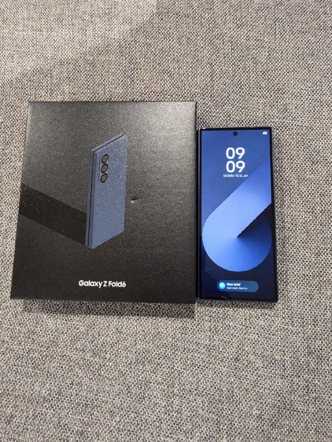 Samsung galaxy Z Fold 6 512gb tamsiai mėlynas - nuotraukos Nr. 3