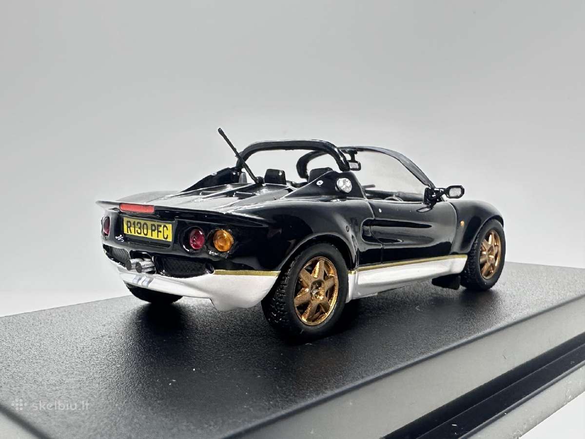 Lotus Elise S1 Type 49 1998 juoda 1:43 Maxi Car - nuotraukos Nr. 6