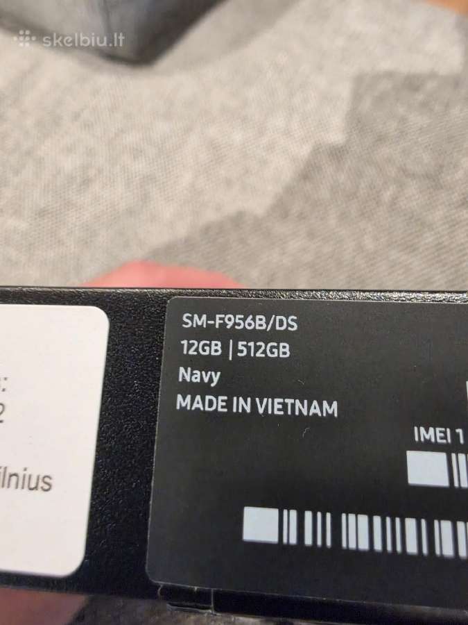 Samsung galaxy Z Fold 6 512gb tamsiai mėlynas - nuotraukos Nr. 4