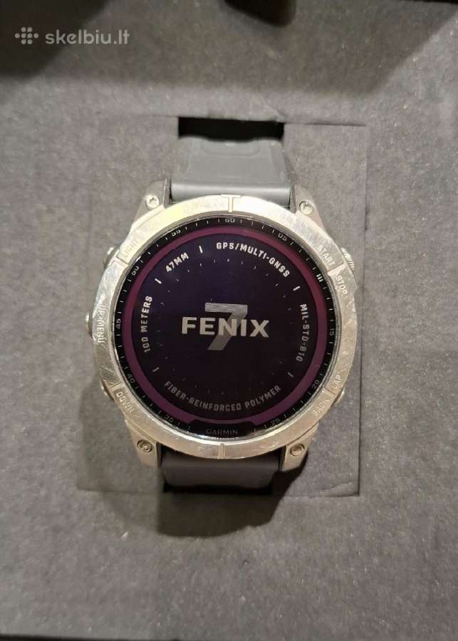 Garmin Fenix 7 Sapphire Solar - nuotraukos Nr. 2
