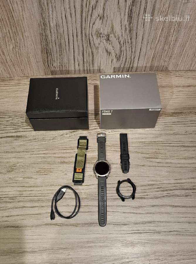 Garmin Fenix 7 Sapphire Solar - nuotraukos Nr. 6