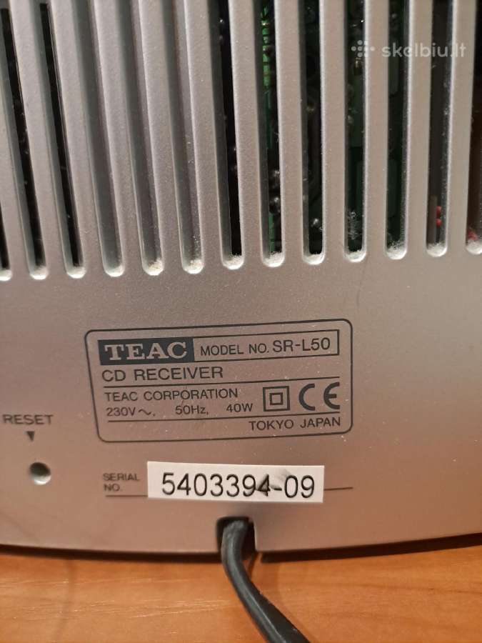 Teac Radijas-CD Grotuvas ,Žadintuvas - nuotraukos Nr. 10