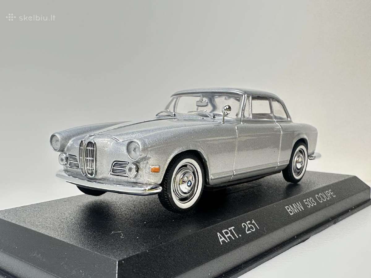 Bmw 503 Coupe 1959 sidabro 1:43 Detail Cars - nuotraukos Nr. 3