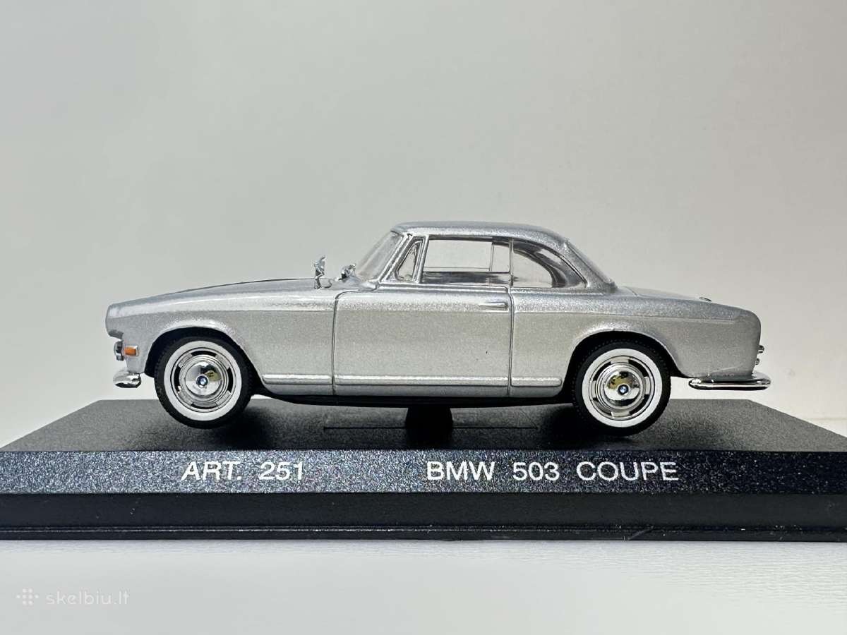 Bmw 503 Coupe 1959 sidabro 1:43 Detail Cars - nuotraukos Nr. 4