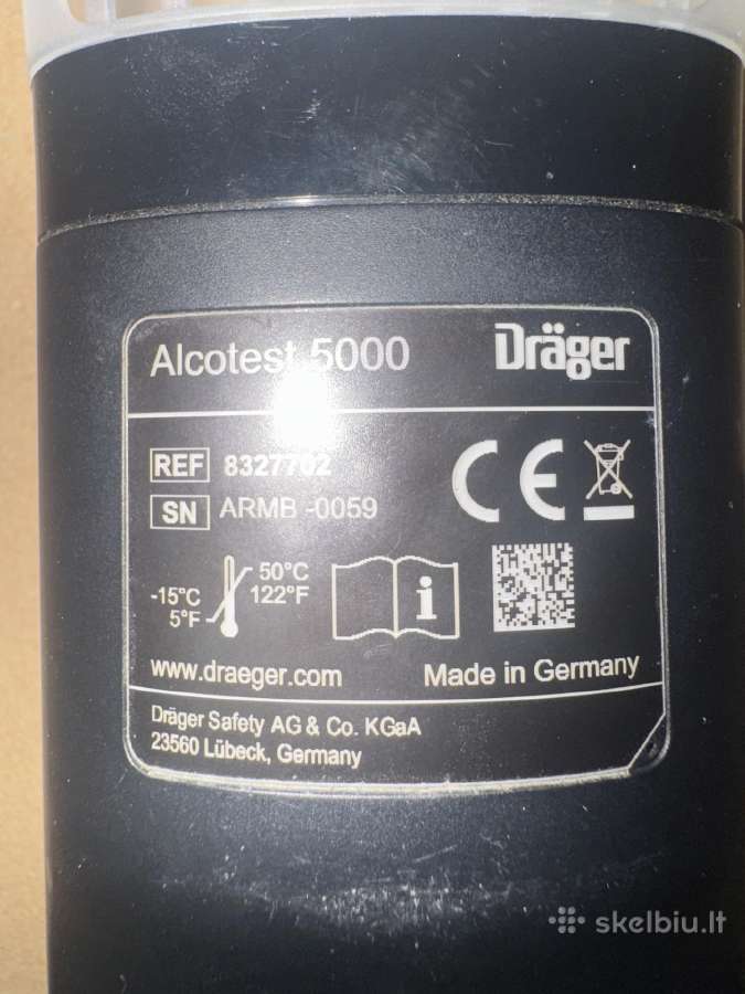 Alkotesteris Dräger 5000 - nuotraukos Nr. 3