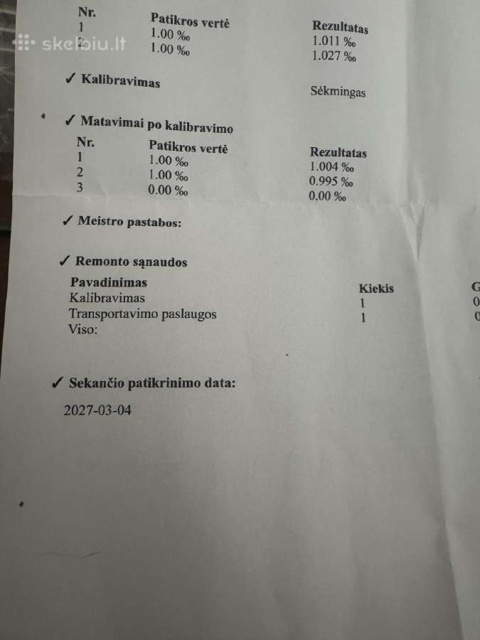 Alkotesteris Dräger 5000 - nuotraukos Nr. 4