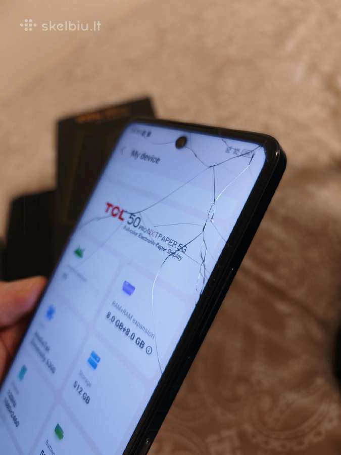 Parduodu naudotą telefoną „Tcl 50 Pro Nxtpaper 5G“ - nuotraukos Nr. 6