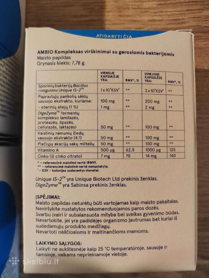 Ambio Virškinimui su probiotikais - nuotraukos Nr. 4