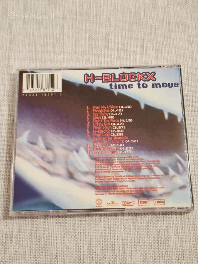 H-blockx – Time to Move (CD albumas) - nuotraukos Nr. 5
