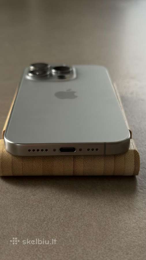 iPhone 15 Pro, 256 GB, natural titanium - nuotraukos Nr. 3