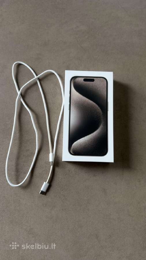 iPhone 15 Pro, 256 GB, natural titanium - nuotraukos Nr. 6