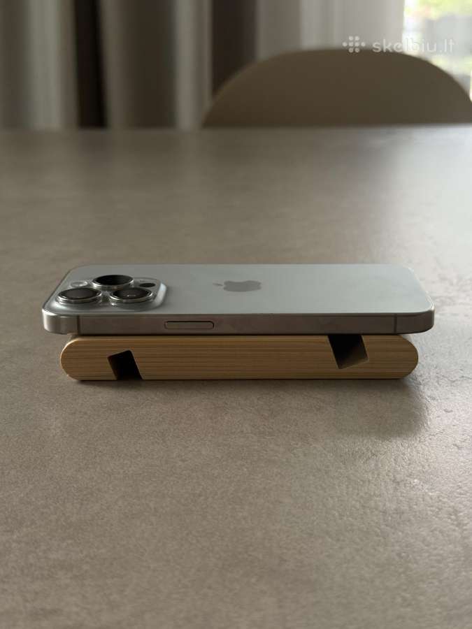 iPhone 15 Pro, 256 GB, natural titanium - nuotraukos Nr. 4